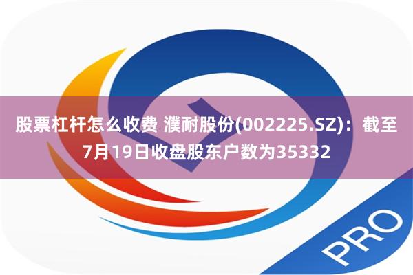 股票杠杆怎么收费 濮耐股份(002225.SZ)：截至7月19日收盘股东户数为35332