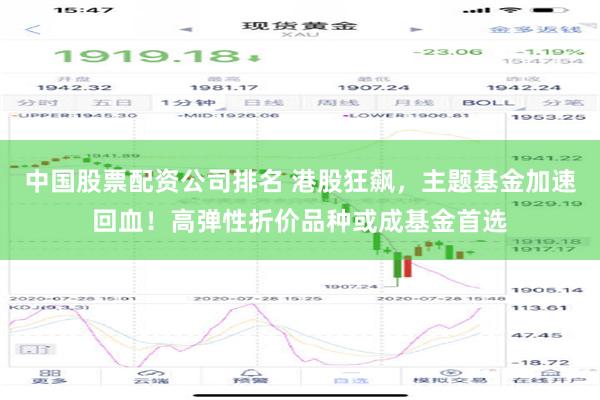 中国股票配资公司排名 港股狂飙，主题基金加速回血！高弹性折价品种或成基金首选