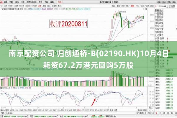 南京配资公司 归创通桥-B(02190.HK)10月4日耗资67.2万港元回购5万股