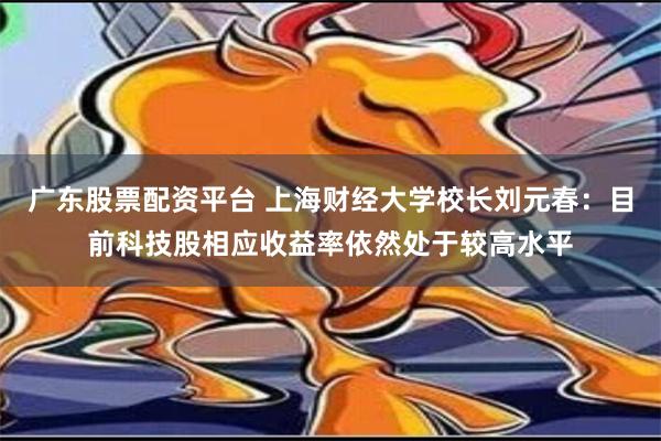 广东股票配资平台 上海财经大学校长刘元春：目前科技股相应收益率依然处于较高水平