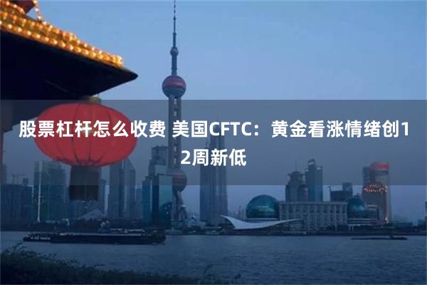 股票杠杆怎么收费 美国CFTC：黄金看涨情绪创12周新低